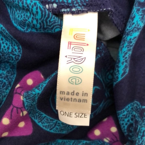 —One Size LuLaRoe Monkey Leggings - Picture 3 of 3